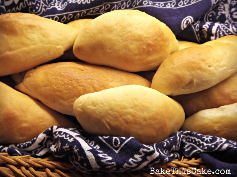 Homemade Yeast Bread Rolls in a Basket Bake This Bread
