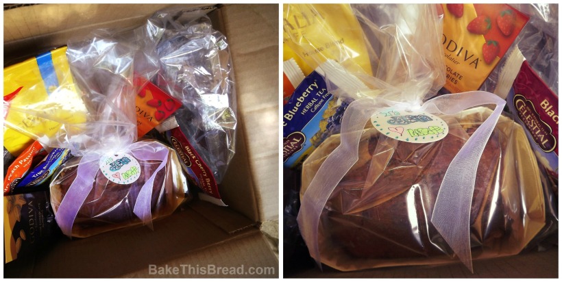 Bread Gift Basket Chocolates Tea Coffee Cake Bake This Bread