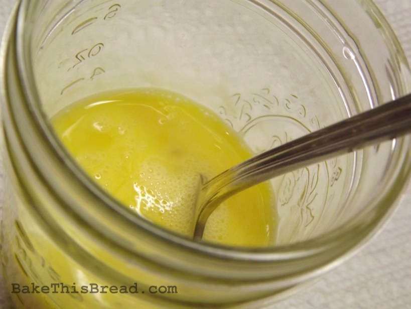 Mixing Eggs in a Jar for Banana Bread Bake This Bread