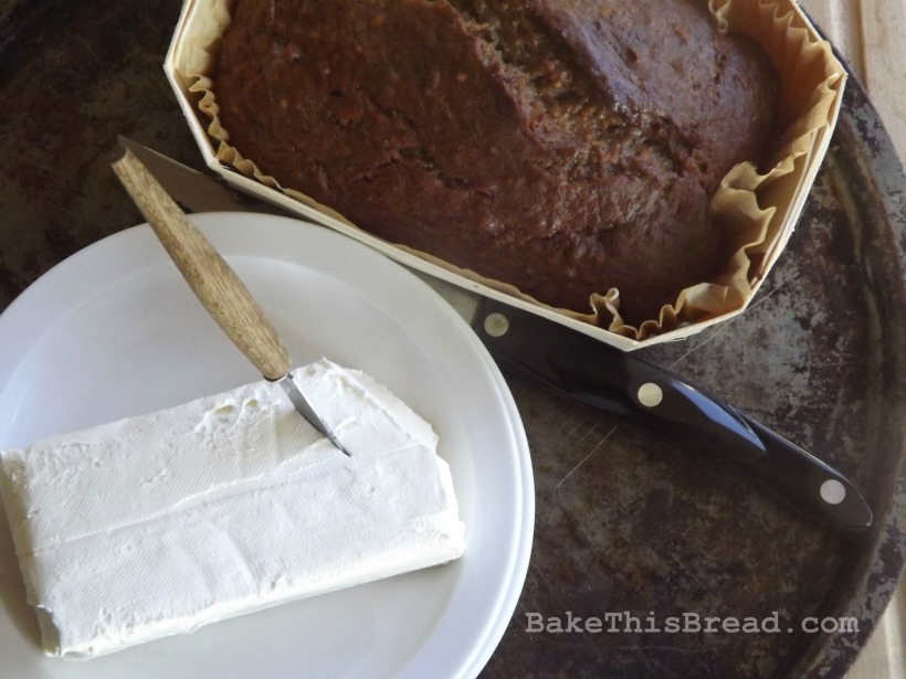 Serving Banana Bread with Cream Cheese Bake This Bread