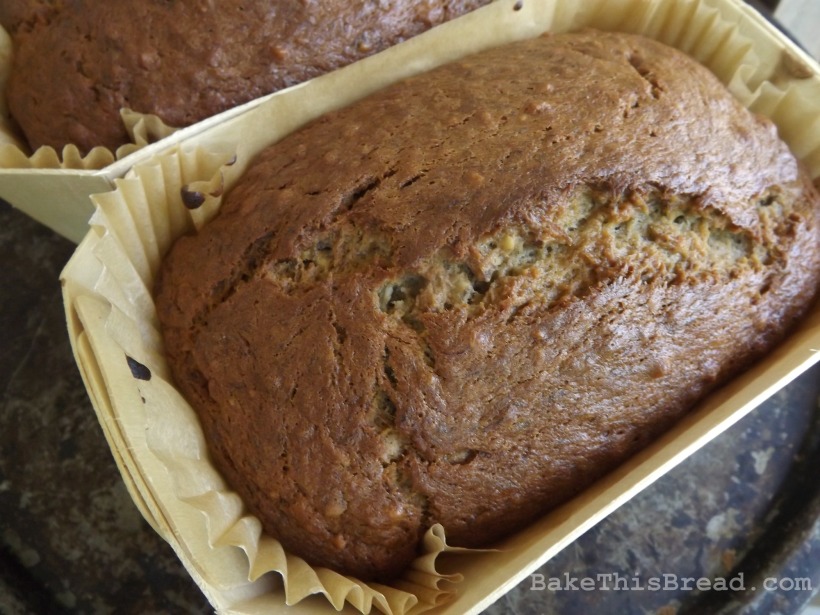 Two Small Loaves of Vintage Black Banana Bread Bake This Bread