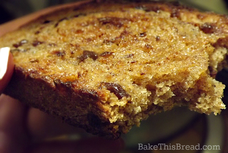 Toasted homemade cinnamon swirl toast by bake this bread